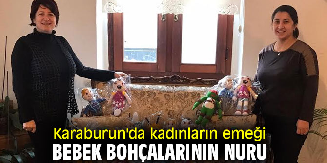 Karaburun'da kadınların emeği, bebek bohçalarının nuru…