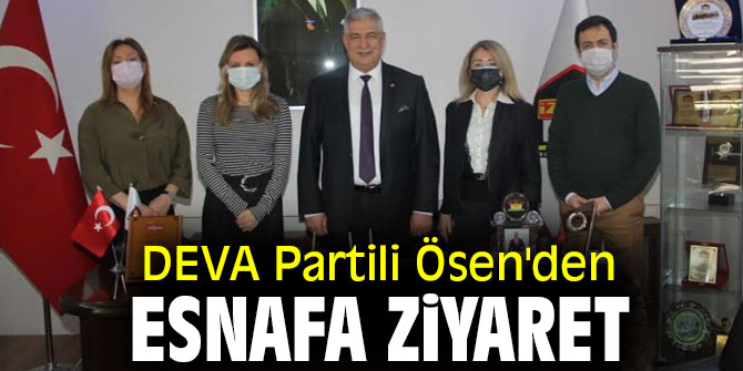 DEVA Partili Ösen'den esnafa ziyaret