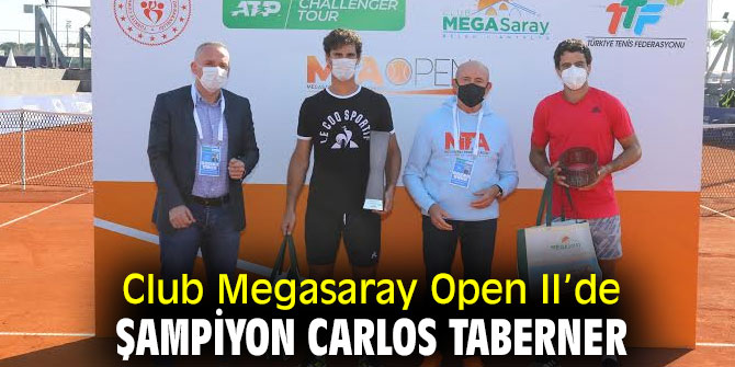 Club Megasaray Open II’de Şampiyon Carlos Taberner