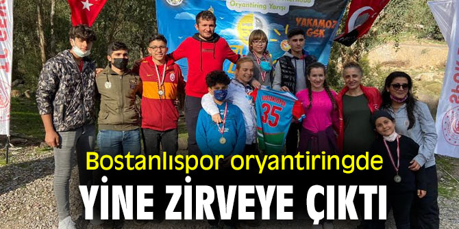 Bostanlıspor oryantiringde zirvede
