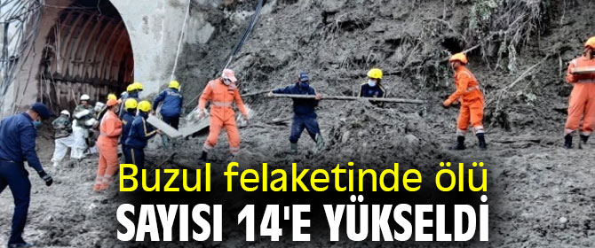 Buzul felaketinde ölü sayısı 14'e yükseldi