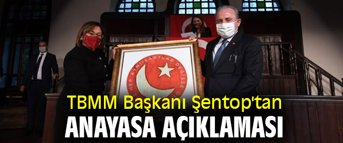 TBMM Başkanı Şentop'tan Anayasa açıklaması