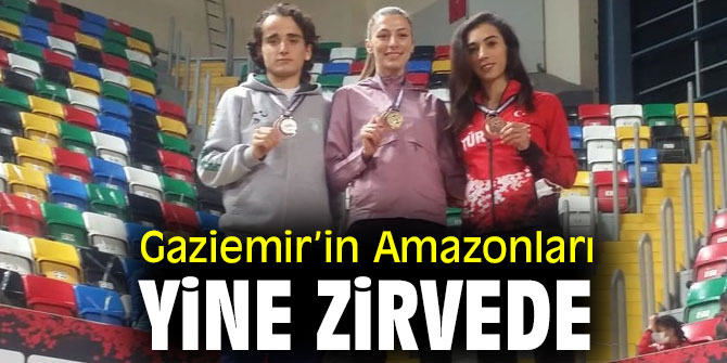 Gaziemir’in Amazonları yine zirvede