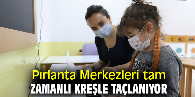 Pırlanta Merkezleri tam zamanlı kreşle taçlanıyor 