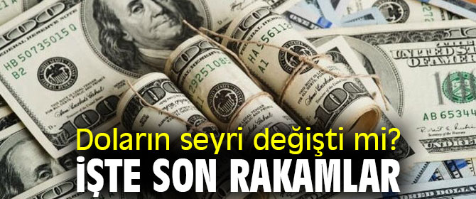 Doların seyri değişti mi? İşte son rakamlar