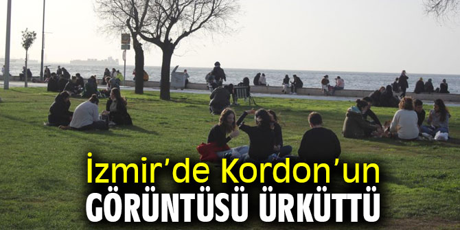 İzmir’de Kordon’un görüntüsü ürküttü