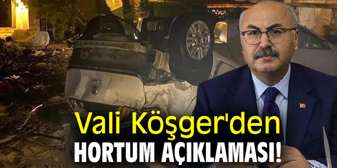 Vali Köşger'den hortum açıklaması!