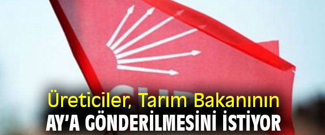 Üreticiler, Tarım Bakanının Ay’a gönderilmesini istiyor 