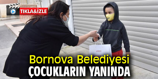 Bornova’da belediyeden eğitim alan miniklere hediye 