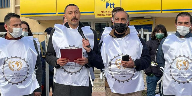 Öz Haber-İş Sendikası'ndan PTT'ye destek!