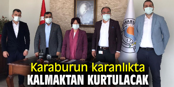 Karaburun karanlıkta kalmaktan kurtulacak 