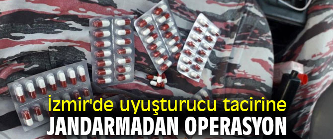 İzmir'de uyuşturucu tacirine operasyon