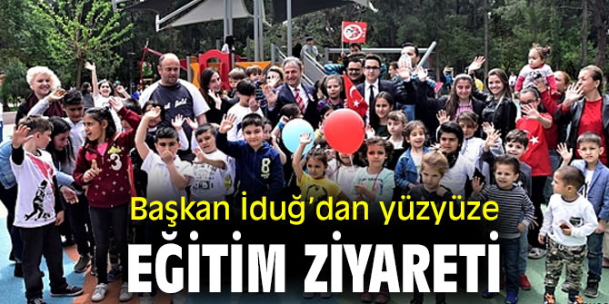 Başkan İduğ’dan okul ziyareti