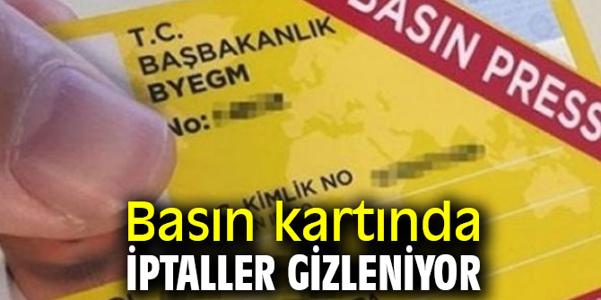Basın kartlı gazeteci sayısı iki yılda geriye gitti
