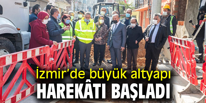Başkan Soyer yağmur suyu ayrıştırma projelerini inceledi