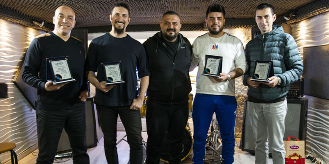 Fatih Demir'den aranjörlerine plaket!