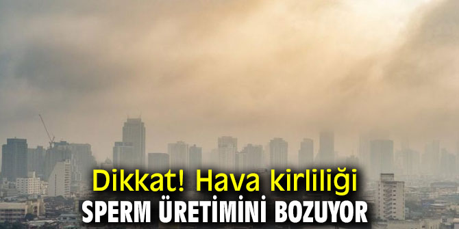Hava kirliliğine dikkat! Sperm üretimini bozuyor