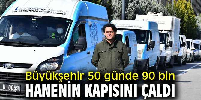 İBB 50 günde 90 bin hanenin kapısını çaldı