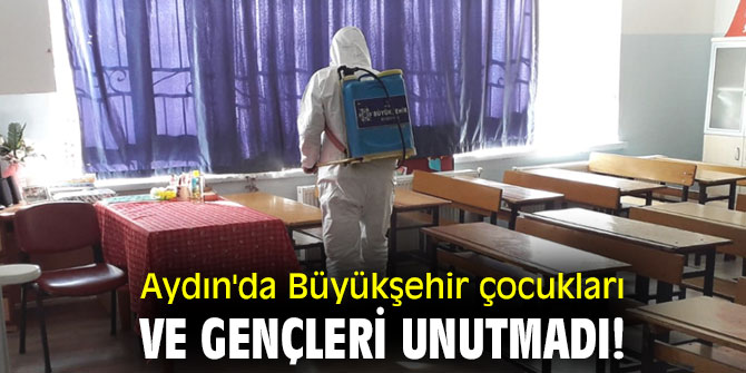 Aydın'da Büyükşehir çocukları ve gençleri unutmadı!