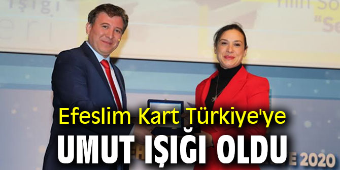 Efeslim Kart projesine prestijli ödül