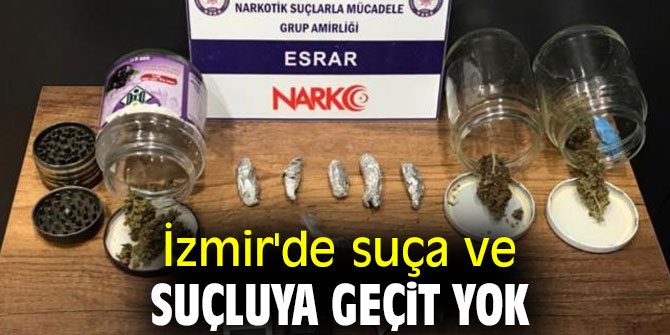 İzmir'de suça ve suçluya geçit yok