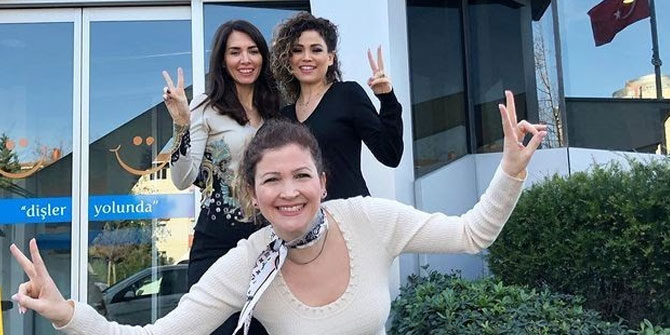 Nefise Karatay ve Didem Taslan diş bakımlarını yaptırdı!
