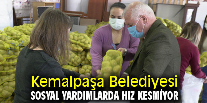 Kemalpaşa Belediyesi sosyal yardımlarını sürdürüyor