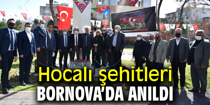Bornova’da Hocalı Şehitleri anıldı