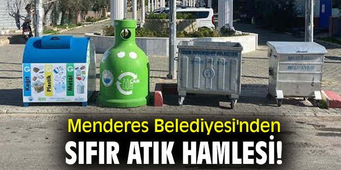 Menderes Belediyesi'nden sıfır atık hamlesi!