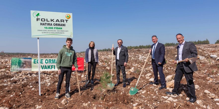 Ege Orman Vakfı, fidan dikmeye devam ediyor!