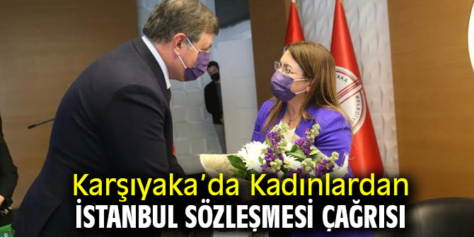 Karşıyaka’da Kadınlardan İstanbul Sözleşmesi çağrısı