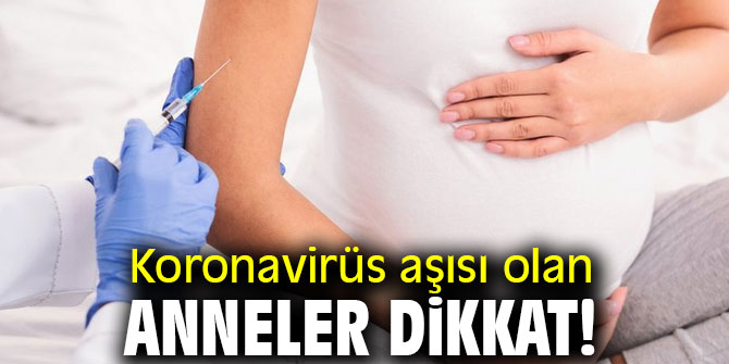 Koronavirüs aşısı olan anneler dikkat! Antikor tespit edildi!