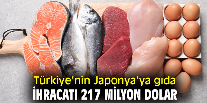 Türkiye’nin Japonya’ya gıda ihracatı 217 milyon dolar