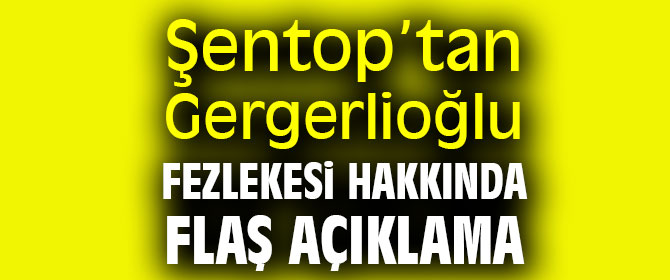 Şentop’tan Gergerlioğlu fezlekesi hakkında açıklama