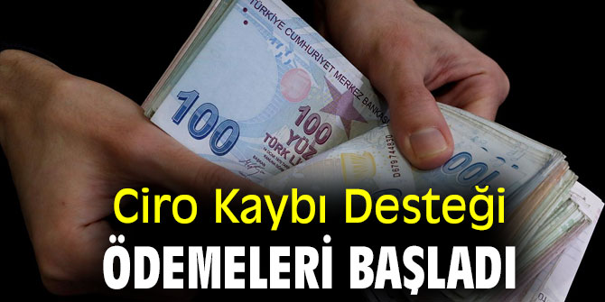 Ciro Kaybı Desteği ödemeleri başladı