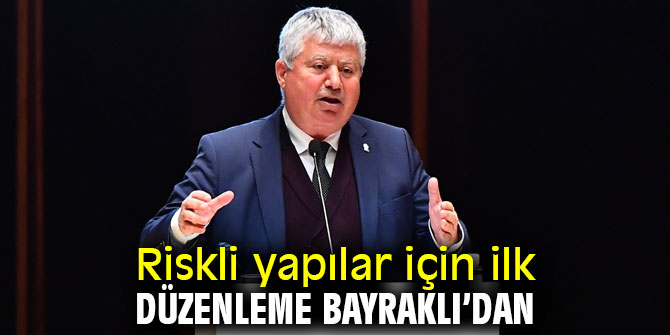 Riskli yapılar için ilk düzenleme Bayraklı’dan