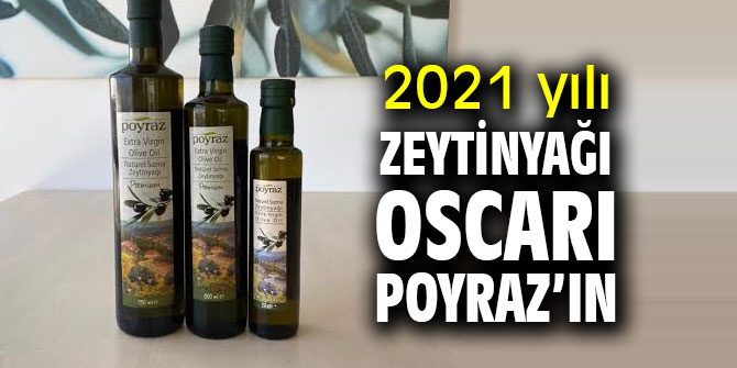 Poyraz Zeytinyağları’na UZZK’dan altın madalya