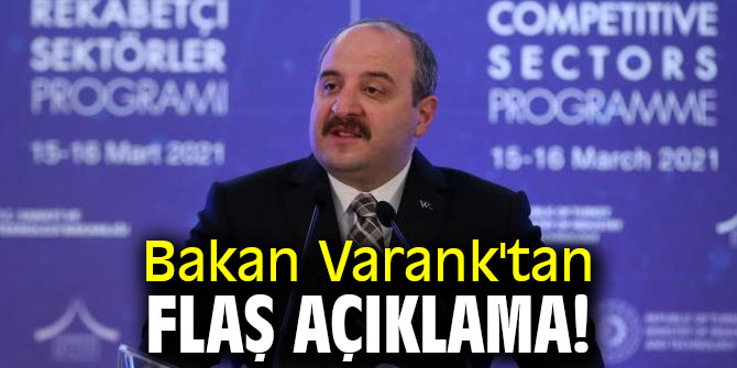 Bakan Varank'tan flaş açıklama