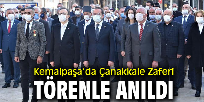Kemalpaşa’da Çanakkale Zaferi törenle anıldı