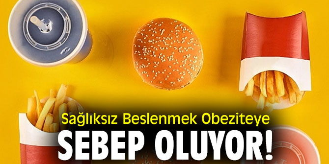 Sağlıksız Beslenmek Obeziteye sebep oluyor!