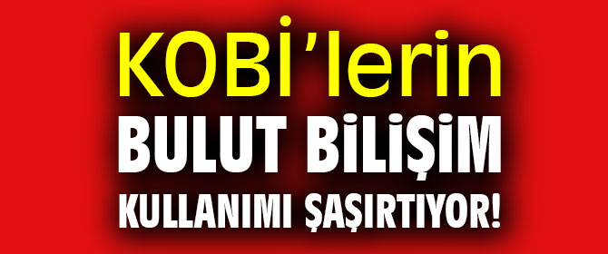 KOBİ’lerin bulut bilişim kullanımı şaşırtıyor!