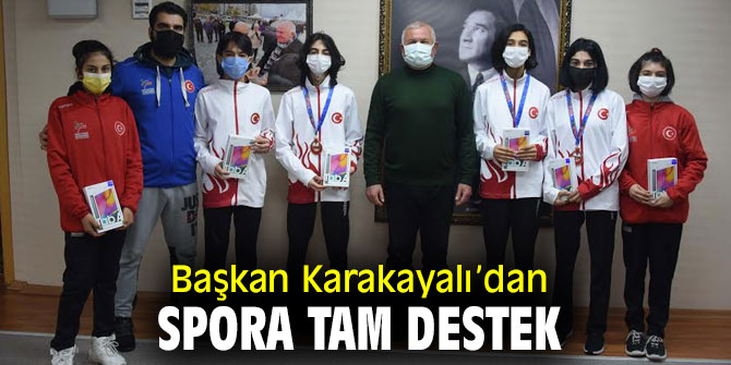 Başkan Karakayalı’dan spora tam destek