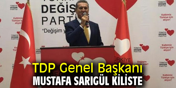 TDP Genel Başkanı Mustafa Sarıgül Kiliste