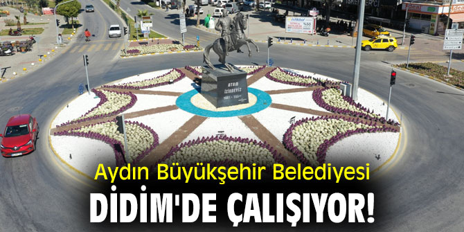Aydın Büyükşehir Belediyesi, Didim'de çalışıyor!