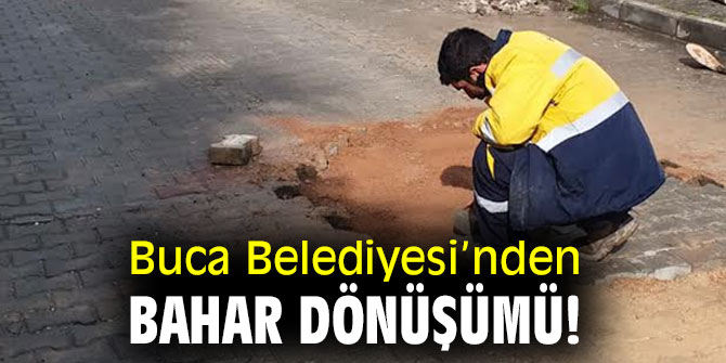 Buca Belediyesi, yollarda tadilat çalışmalarına hız verdi!