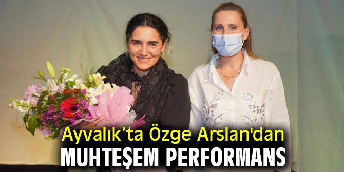Özge Arslan'dan muhteşem performans