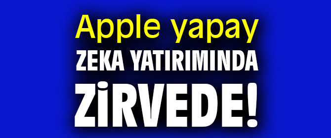 Apple, yapay zekada rakiplerini yakalamaya çalışıyor