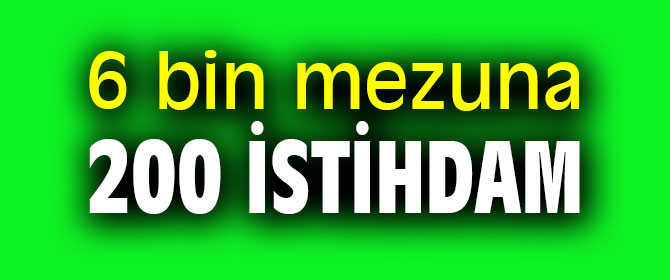 CHP'li Gürer, "6 bin mezuna 200 istihdam"