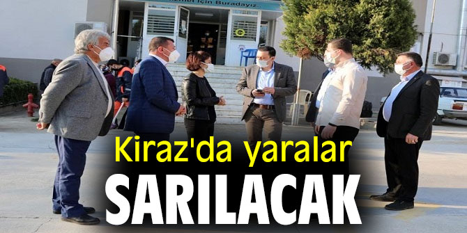 Kiraz'da yaralar sarılacak