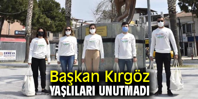 Başkan Kırgöz yaşlıları unutmadı